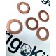 TRP 55-2208 SEALING RING  FOR THERMO KING COPPER BOLT GASKET WASHER 100 PCS IN A BOX AFTERMARKET